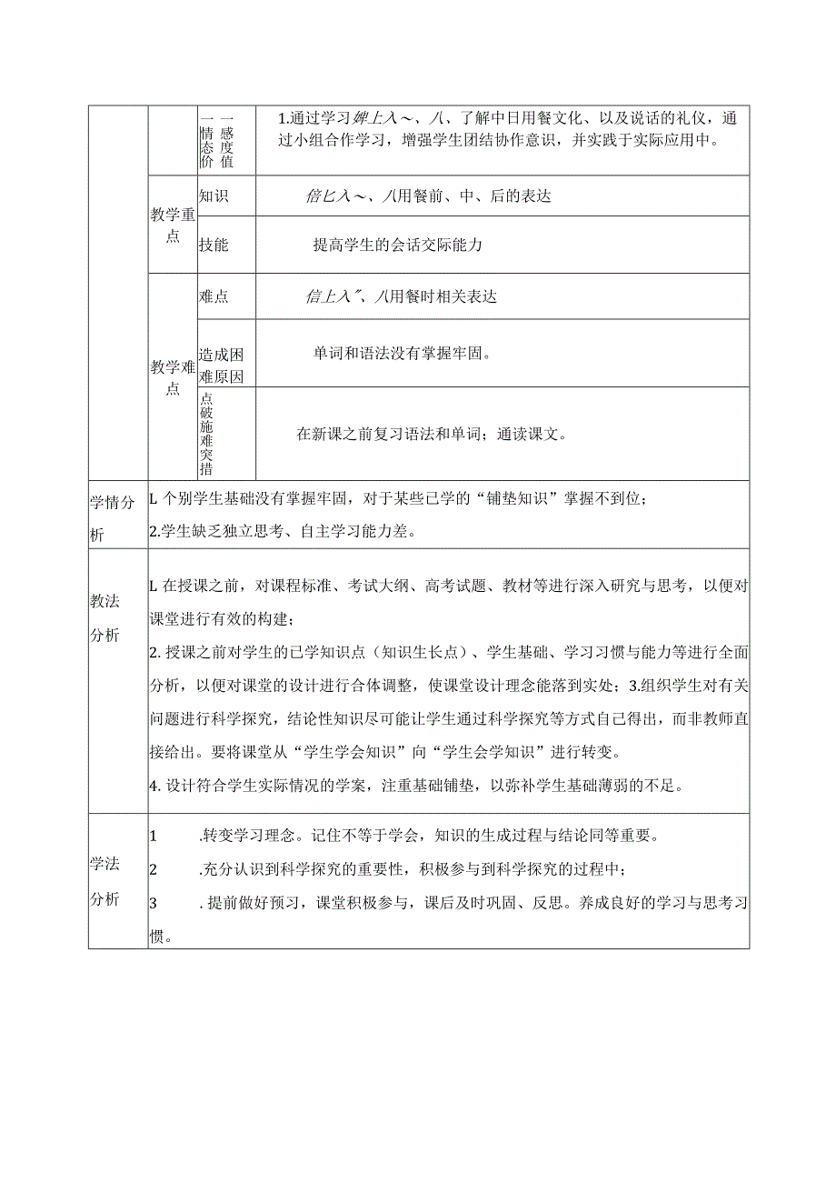 八年级全一册04.1《会话：「箸とスプーン」》优质课教案教学设计.docx_第3页