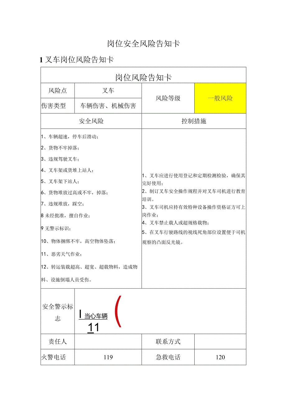 岗位安全风险告知卡.docx_第1页