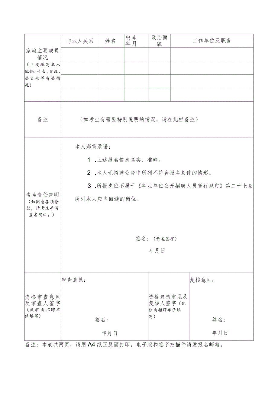 应聘人员报名表(样表).docx_第2页