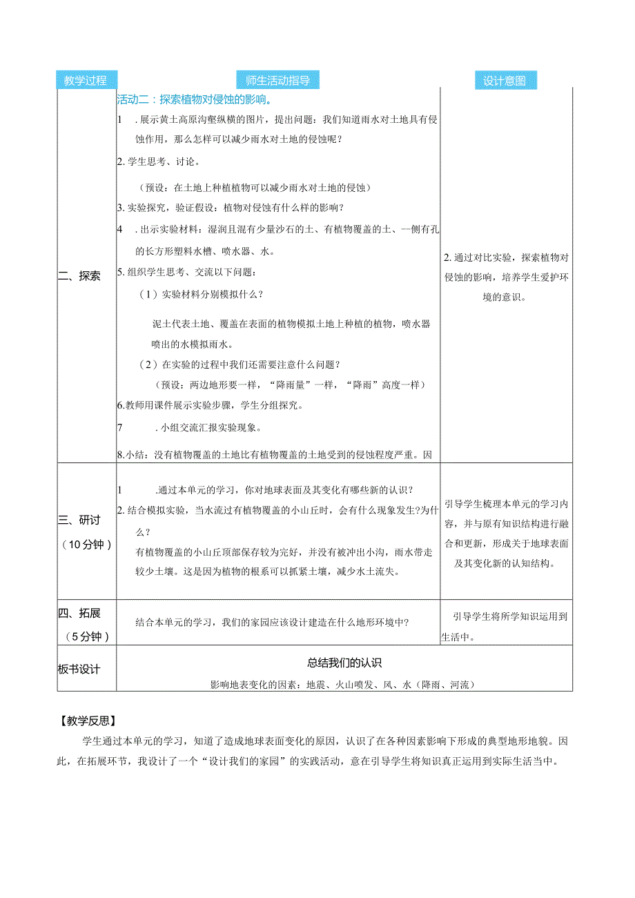 总结我们的认识核心素养目标教案表格式新教科版科学五年级上册.docx_第2页