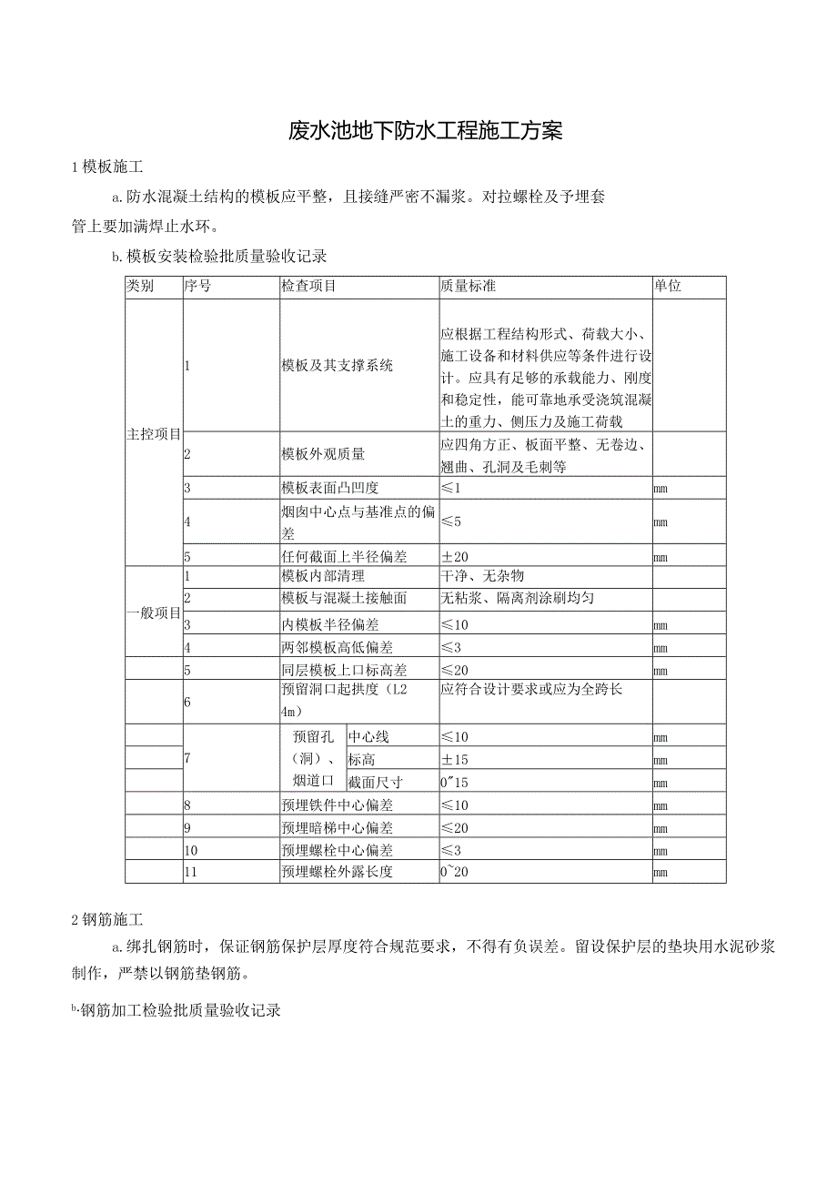 废水池地下防水工程施工方案.docx_第1页