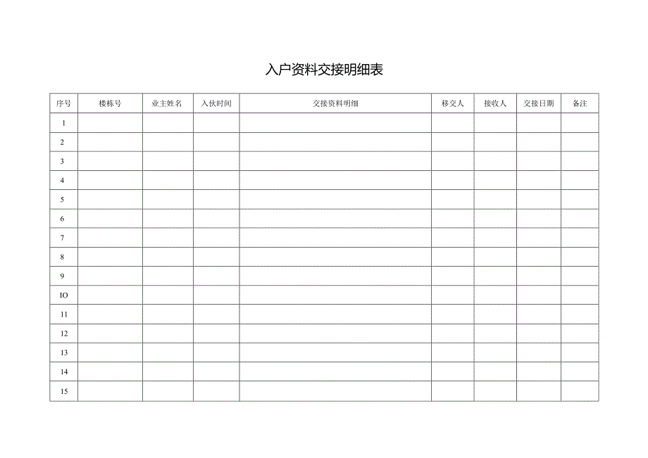 入户资料交接明细表.docx_第1页