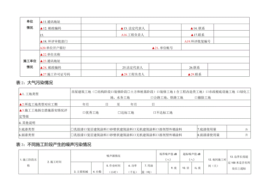 建筑施工单位排放污染物申报表.docx_第2页