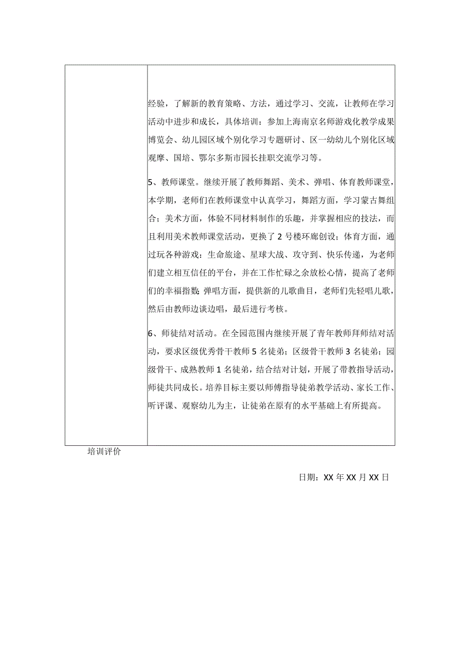 幼儿园教师培训记录.docx_第2页