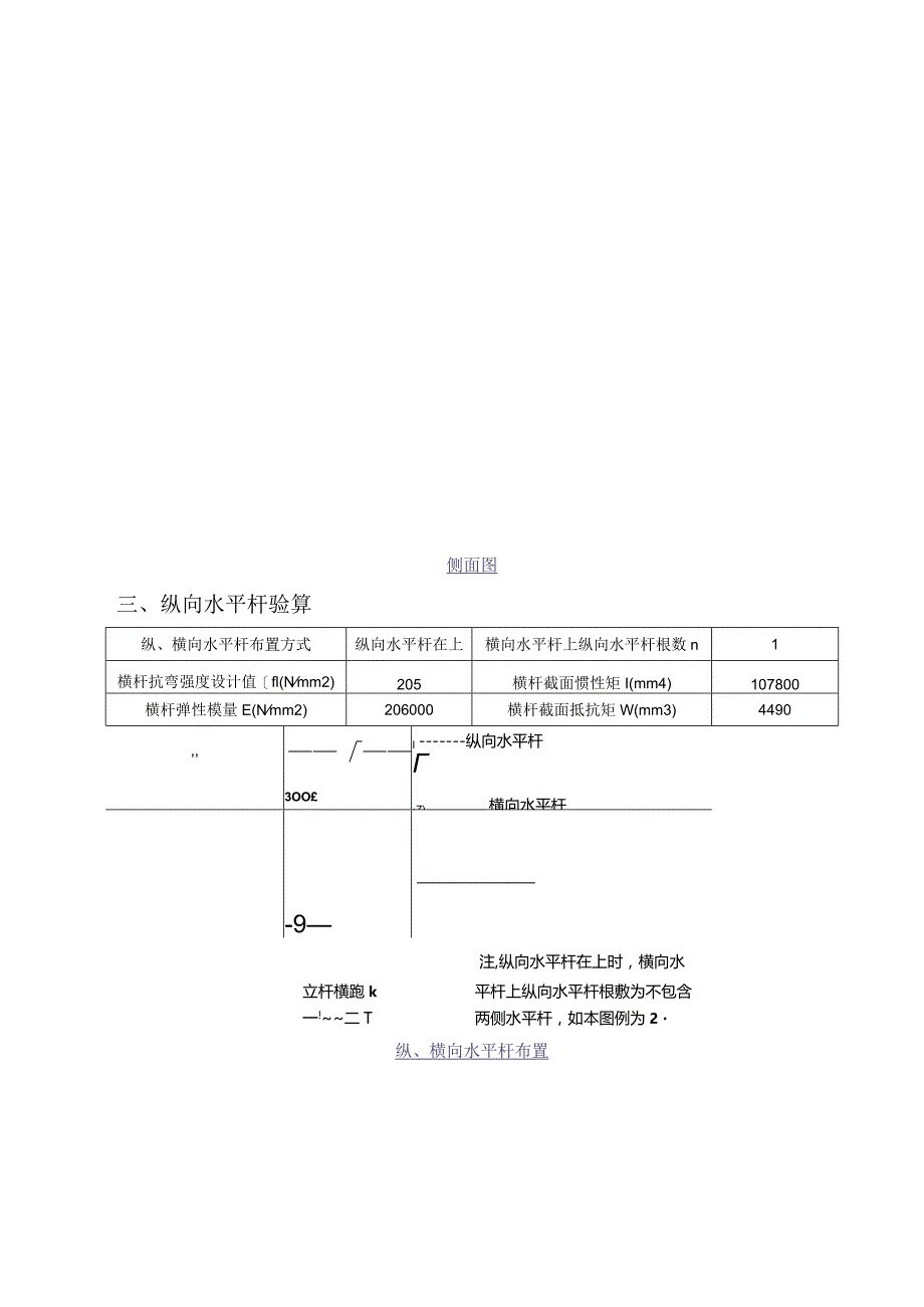 型钢悬挑脚手架(扣件式)计算书一般部位（悬挑长度2.25m5.0m长工字钢2排立杆加8#槽钢斜撑）.docx_第2页