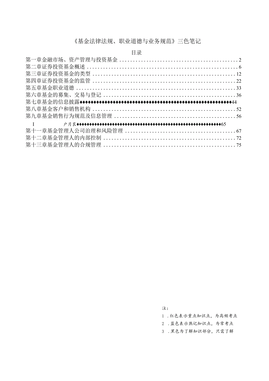 基金从业-基金法律法规-三色笔记.docx_第1页