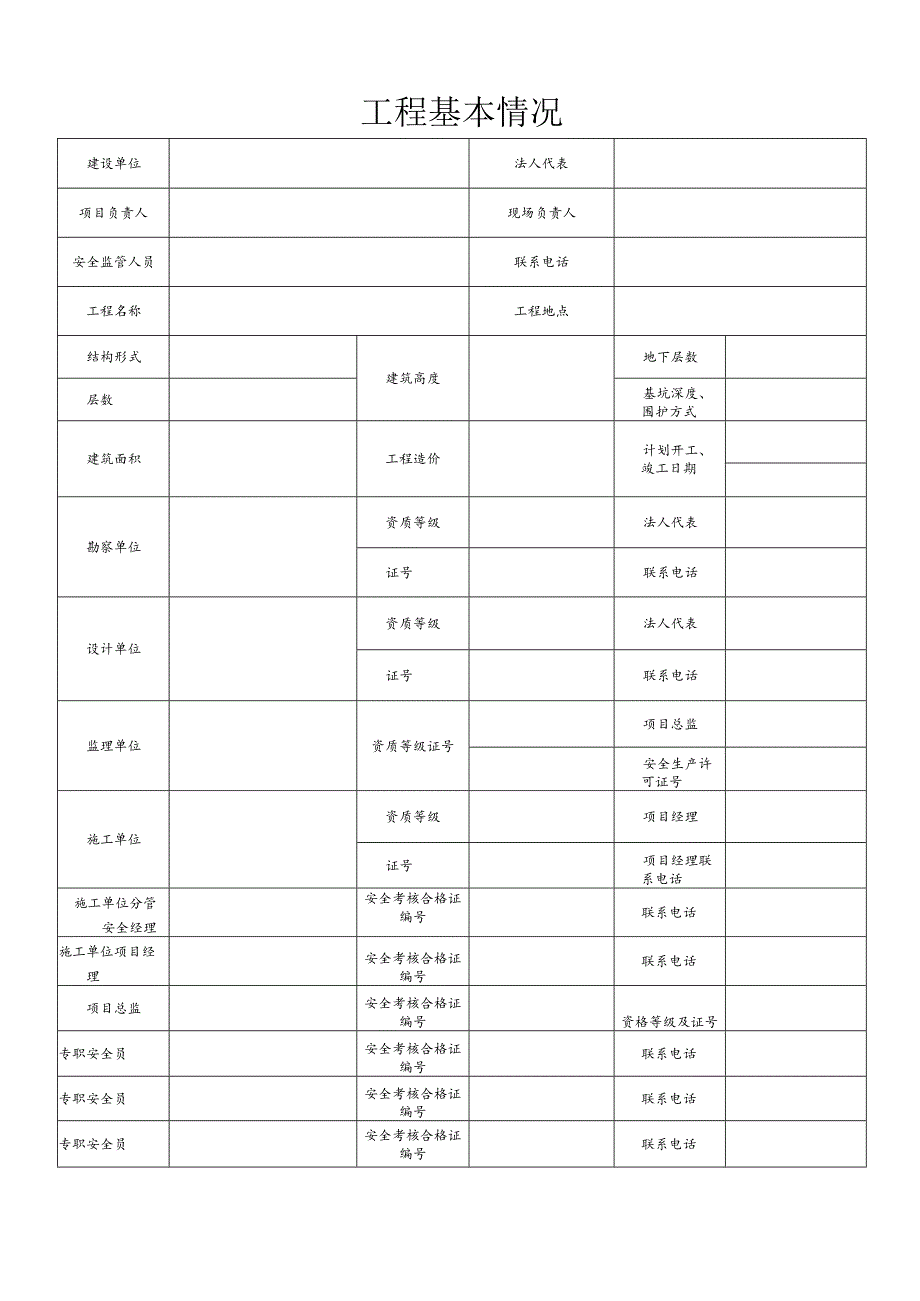 建筑工程安全施工措施备案表(7页）.docx_第3页