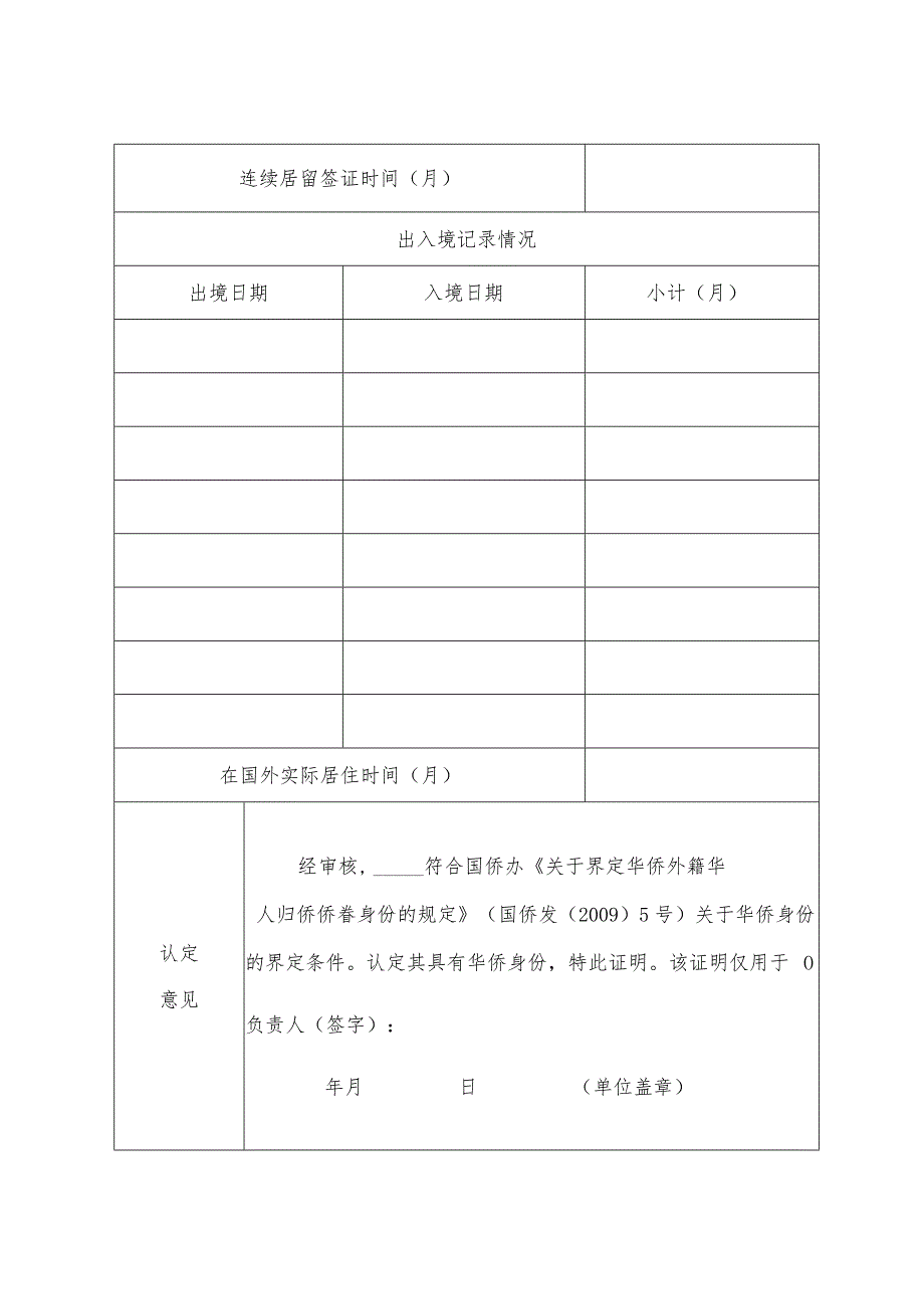 华侨身份证明申请表.docx_第2页