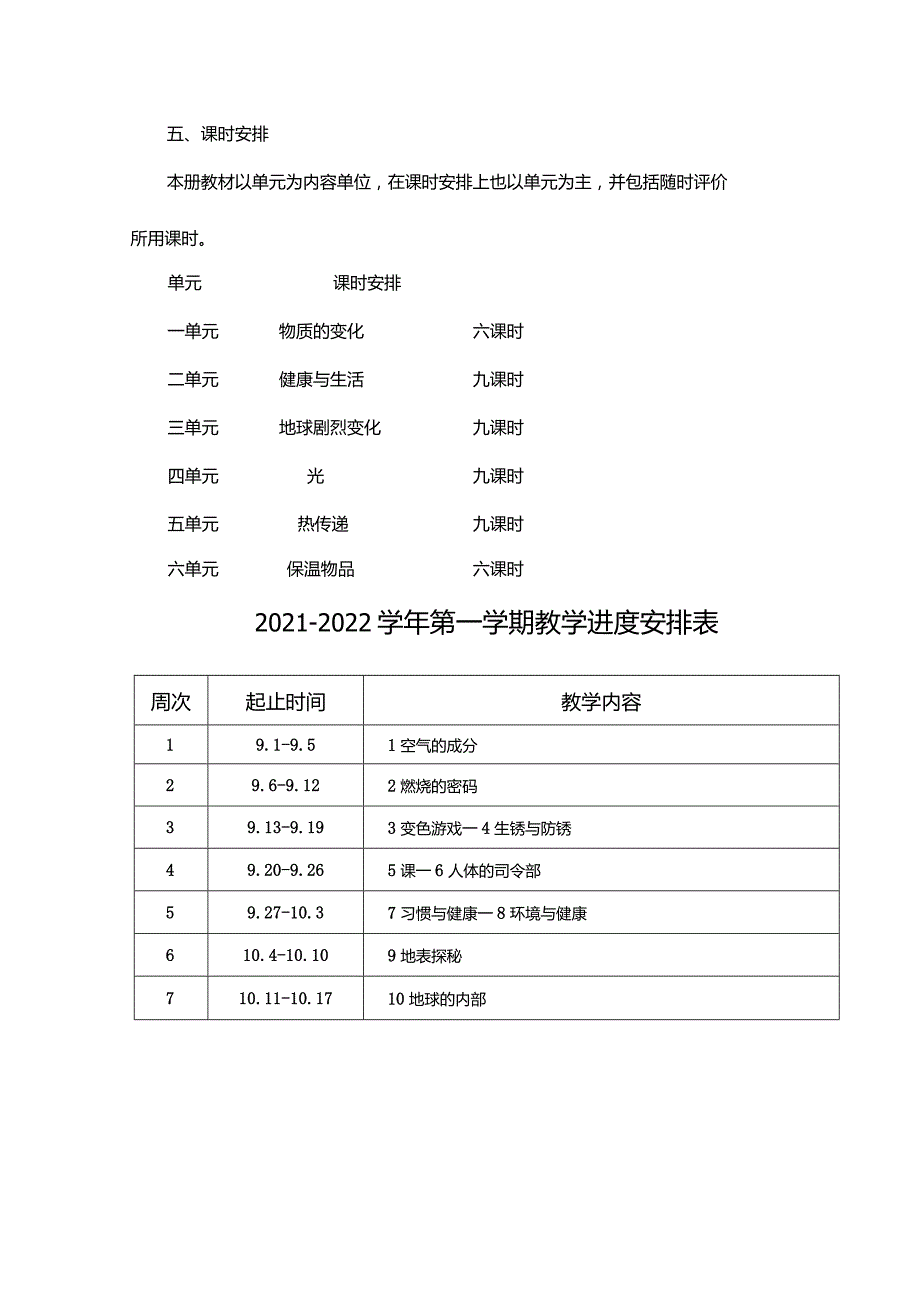 冀人版五年级科学上册教学计划及教学进度表.docx_第3页