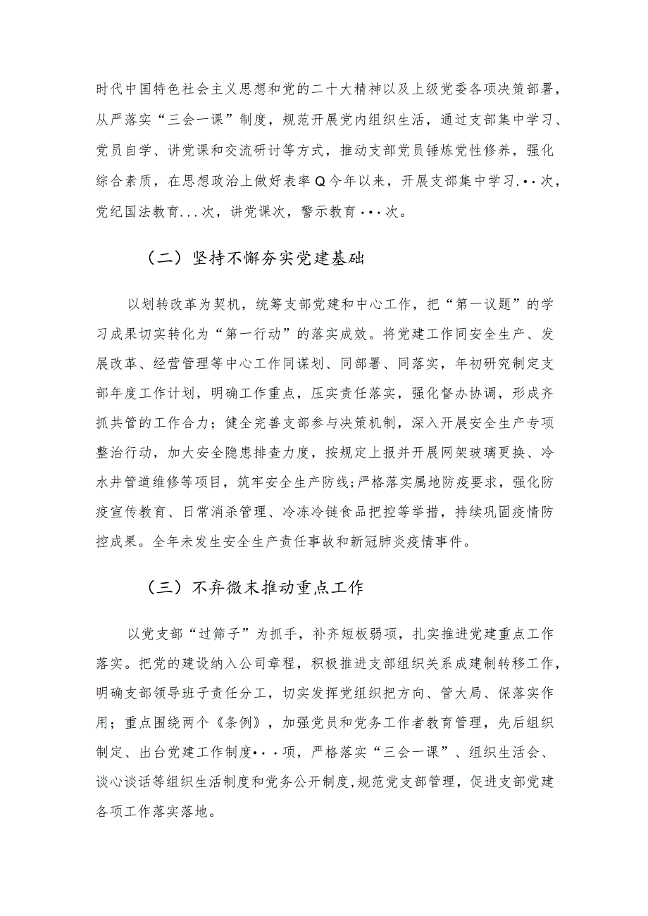 党支部书记抓基层党建述职报告.docx_第2页