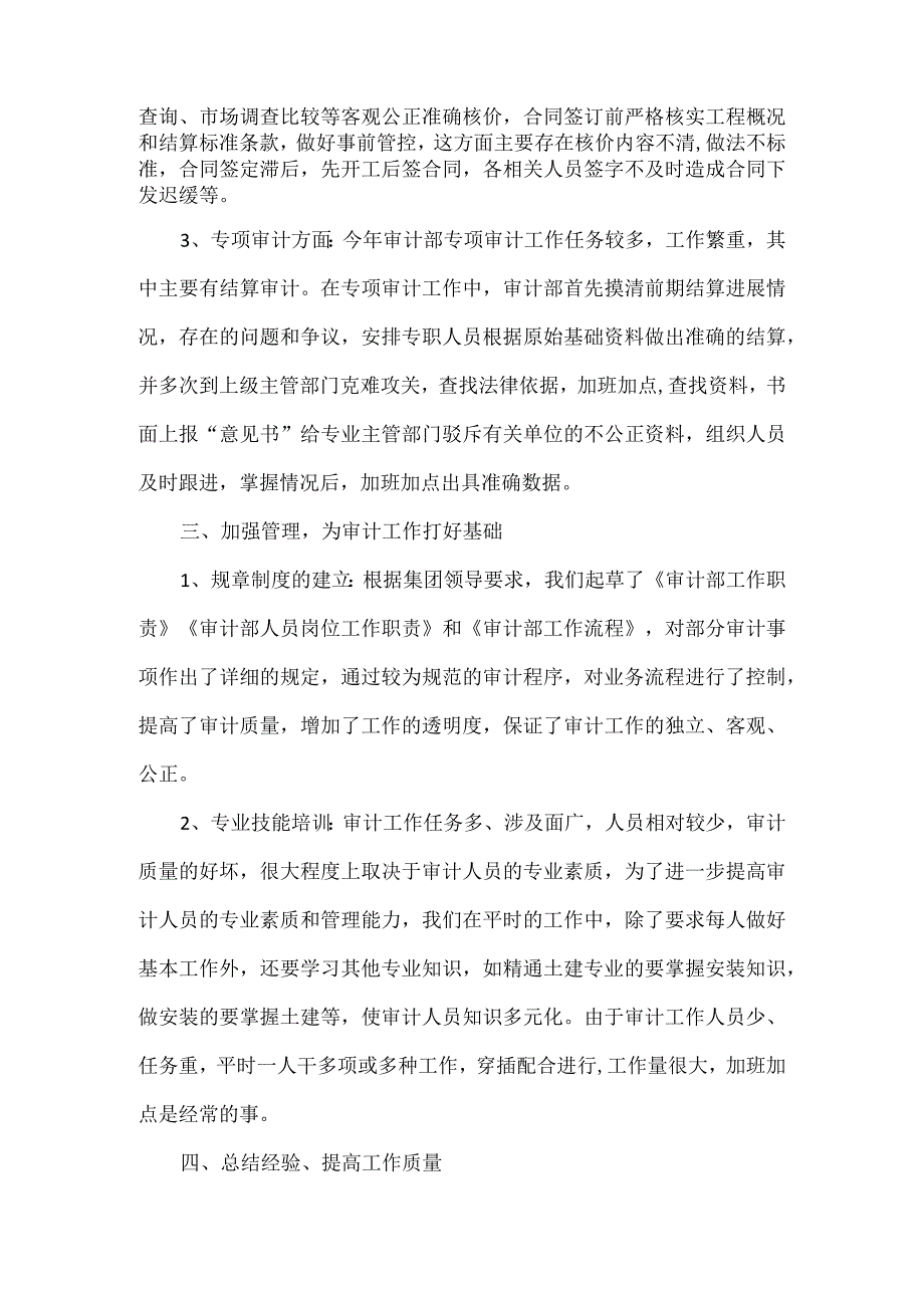 公司审计工作总结范文.docx_第2页