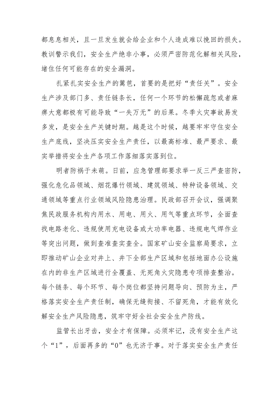 抓好岁末年初安全生产工作心得体会发言、乡镇岁末年初安全生产大检查工作计划.docx_第2页