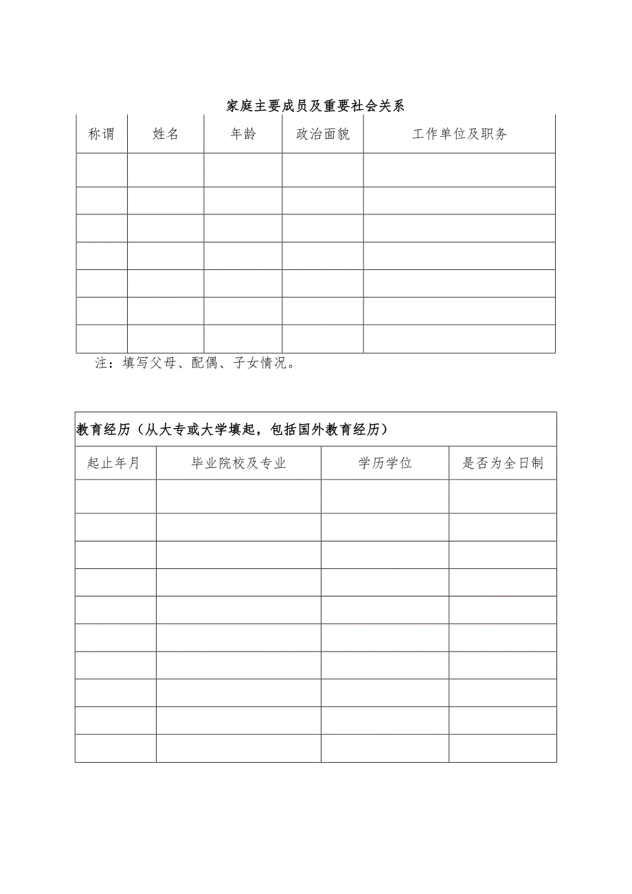 公开招聘报名表.docx_第2页