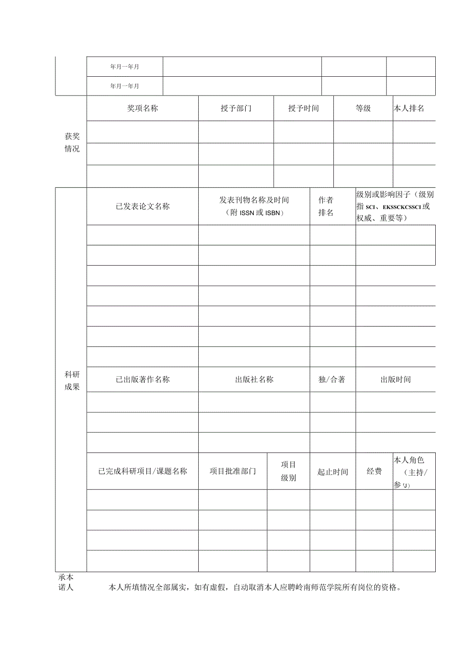 岗位申请表.docx_第3页