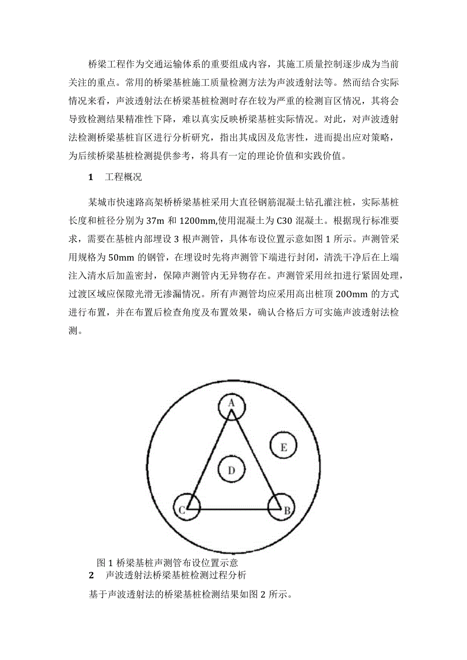 声波透射法检测桥梁基桩盲区危害性分析.docx_第1页