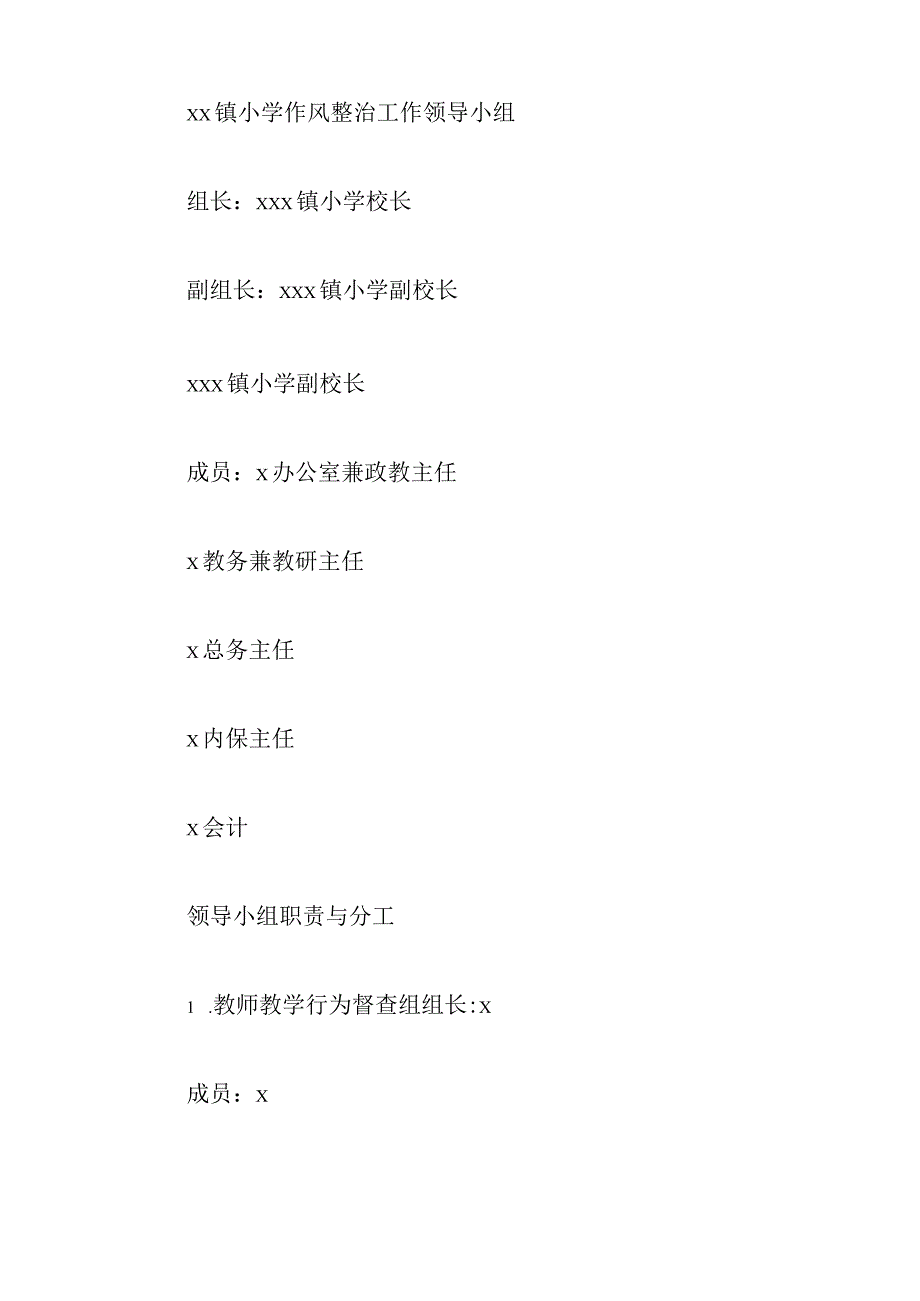 小学关于加强作风建设切实解决群众反映强烈突出问题专项整治工作实施方案.docx_第2页