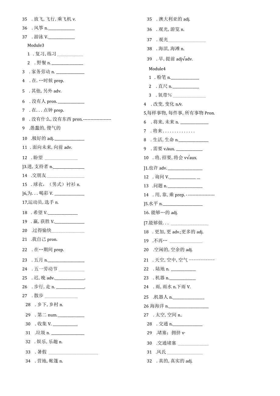 初一七年级下册单词默写单.docx_第2页