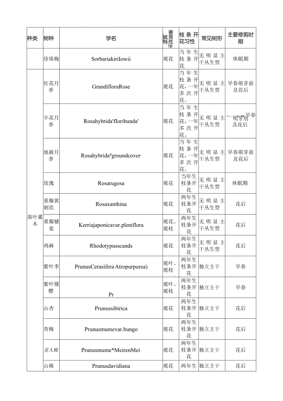 北京地区常见观赏灌木一览表.docx_第2页