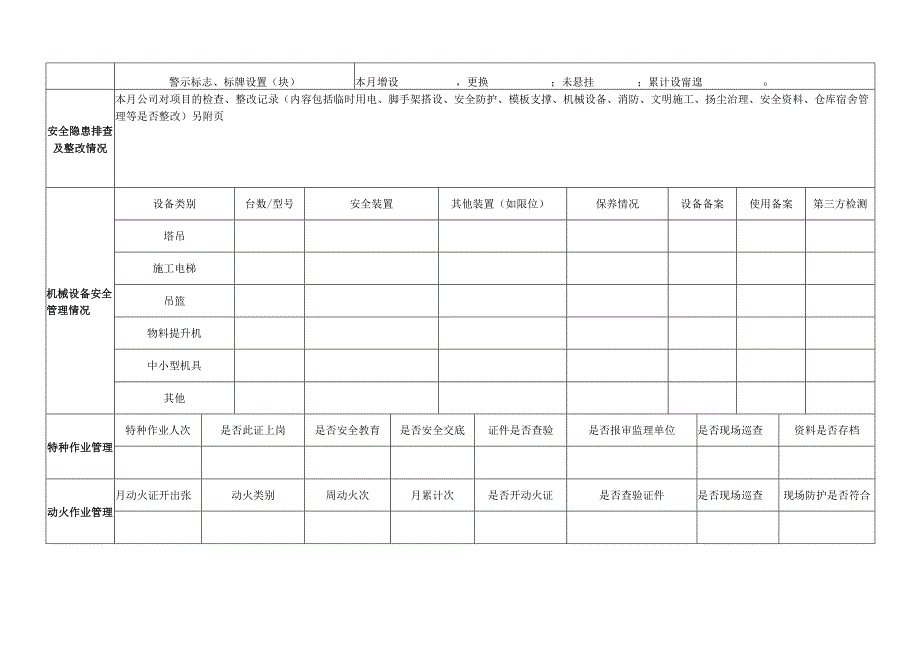 安全文明施工管理月报表.docx_第3页