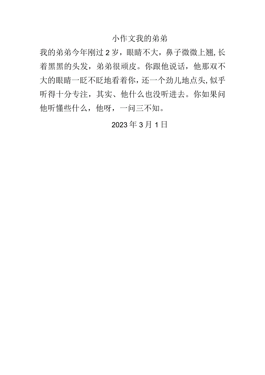 我的弟弟.docx_第1页