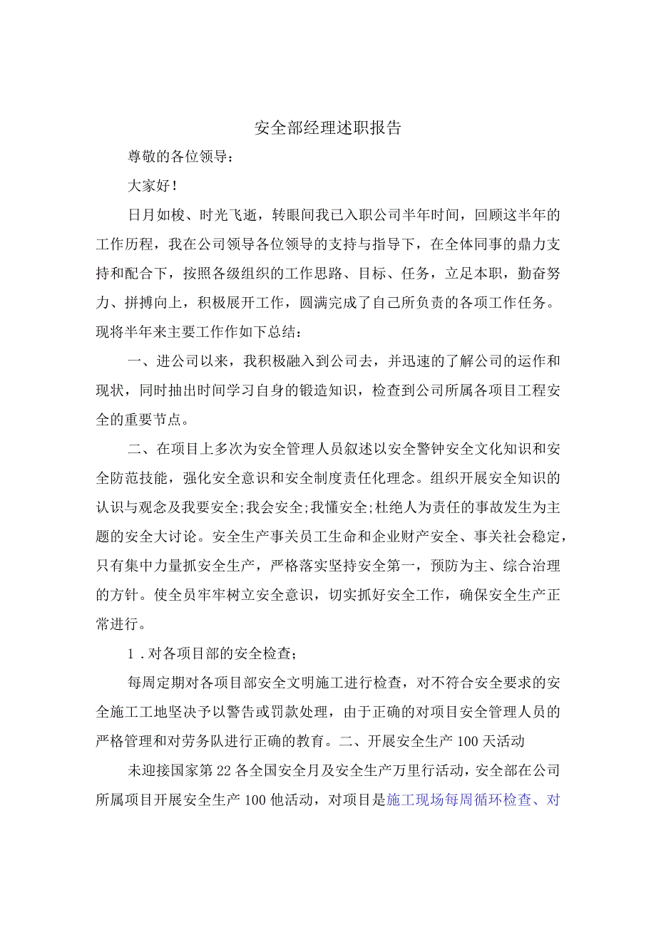 安全部经理述职报告.docx_第2页