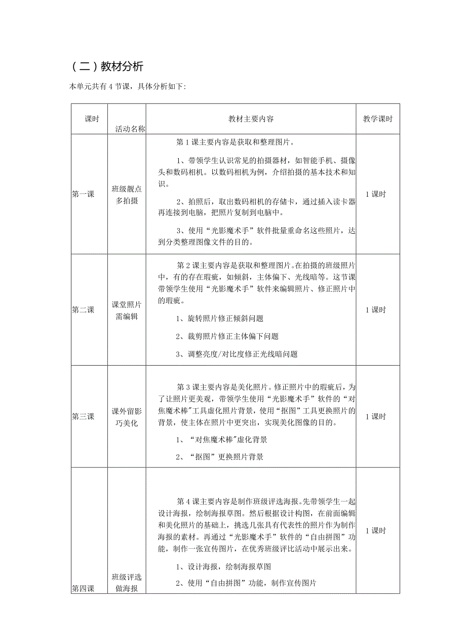 小学信息技术第六册第一单元作业设计（精品案例15页）.docx_第3页