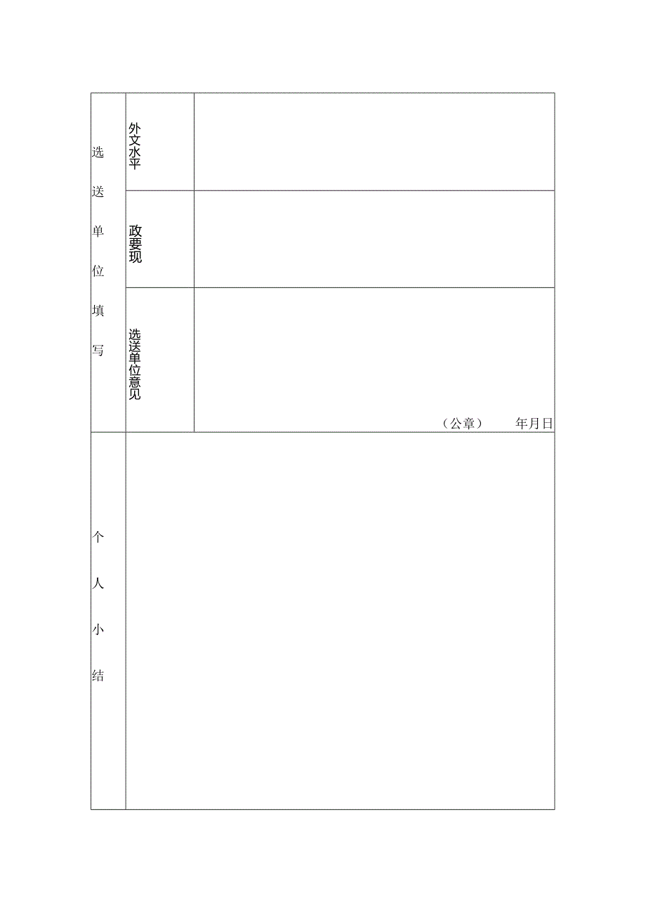 护理人员进修申请表.docx_第3页