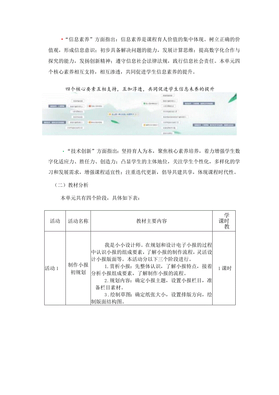 小学信息技术第5册第1单元《电脑小报我制作》单元作业设计39页.docx_第2页