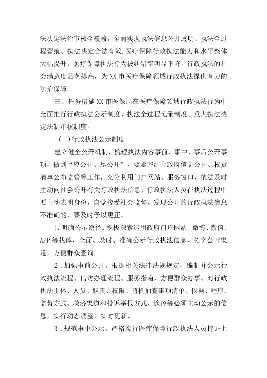 市医疗保障局2024年行政执法实施方案.docx_第2页