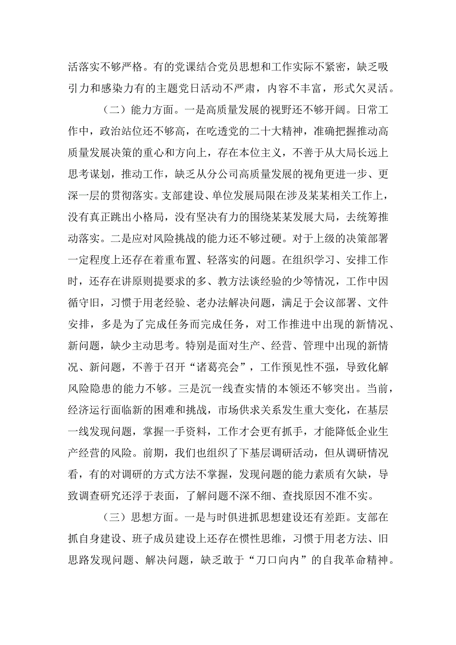 主题教育组织生活会领导班子策划方案三篇.docx_第2页