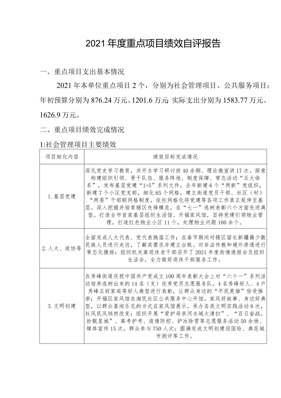 2021年度重点项目绩效自评报告.docx_第1页