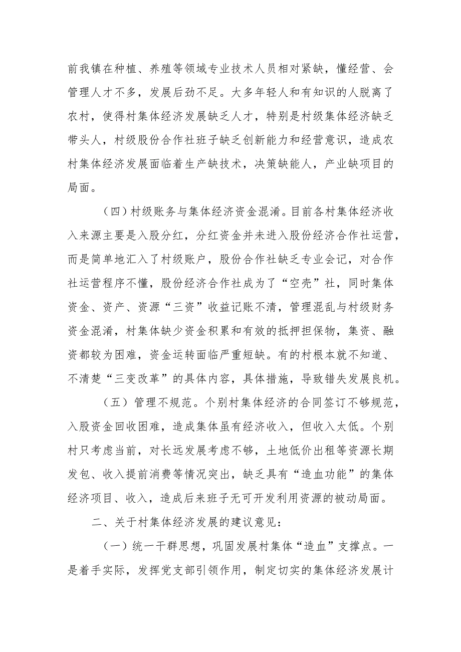 2023主题教育调查研究：关于农村集体经济发展的调研报告.docx_第2页