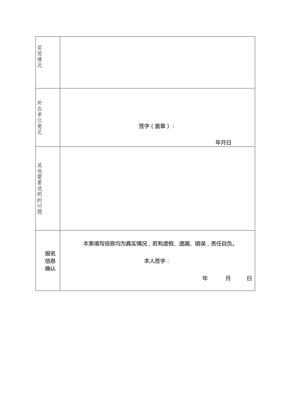 2023年公开选调工作人员报名表.docx_第2页