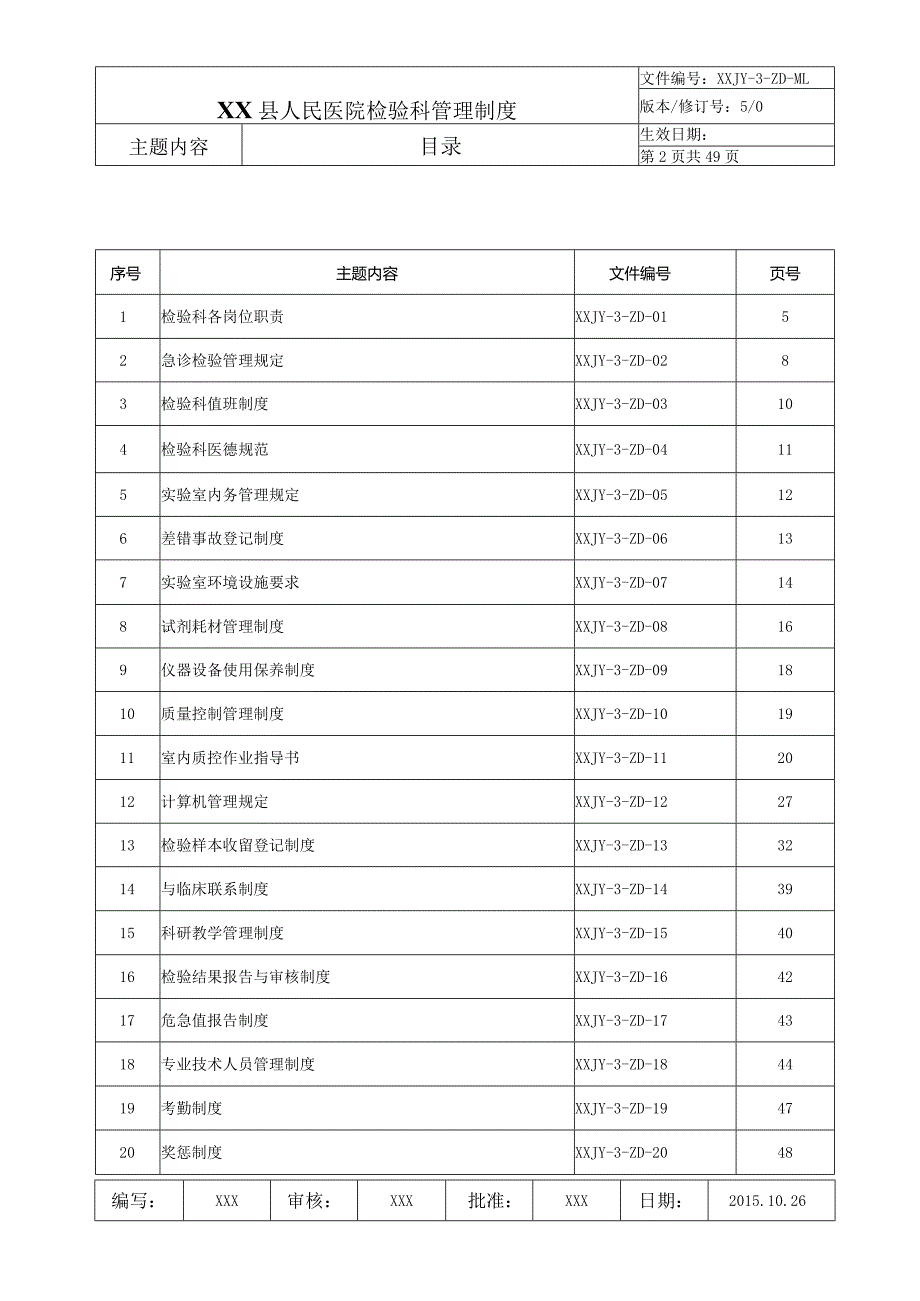 人民医院检验科质量管理体系文件检验科管理.docx_第2页