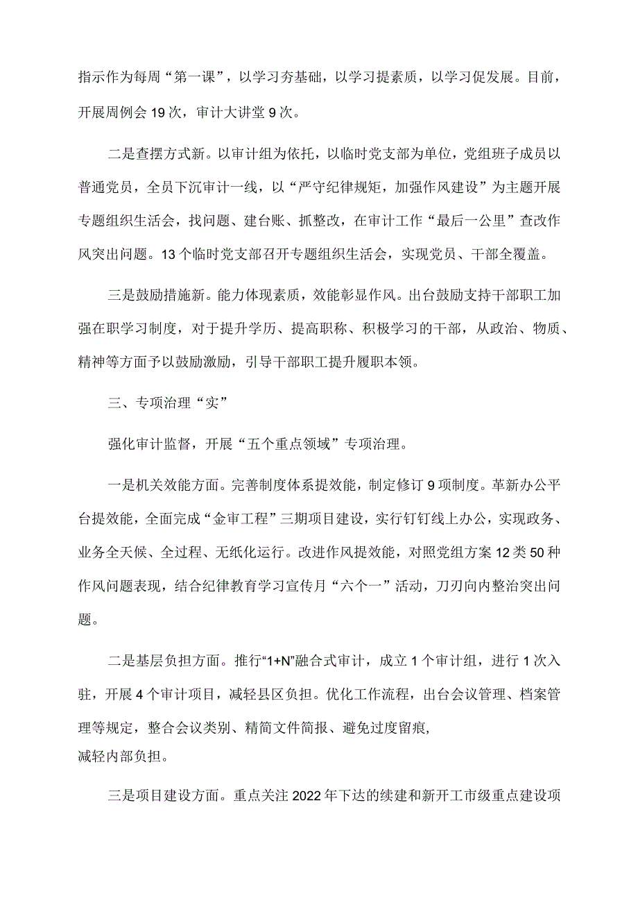 2022年市审计局作风建设专项行动工作汇报.docx_第2页