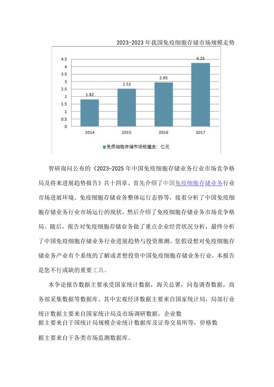 2023年-2025年中国免疫细胞存储业务行业未来发展趋势研究报告.docx_第3页