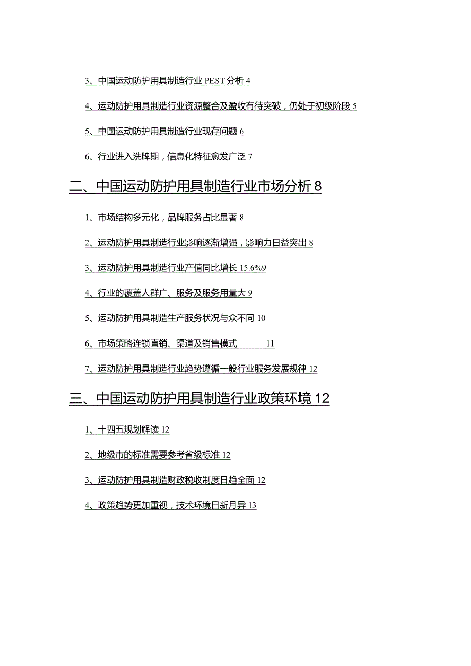 2022年运动防护用具制造行业分析研究报告.docx_第2页