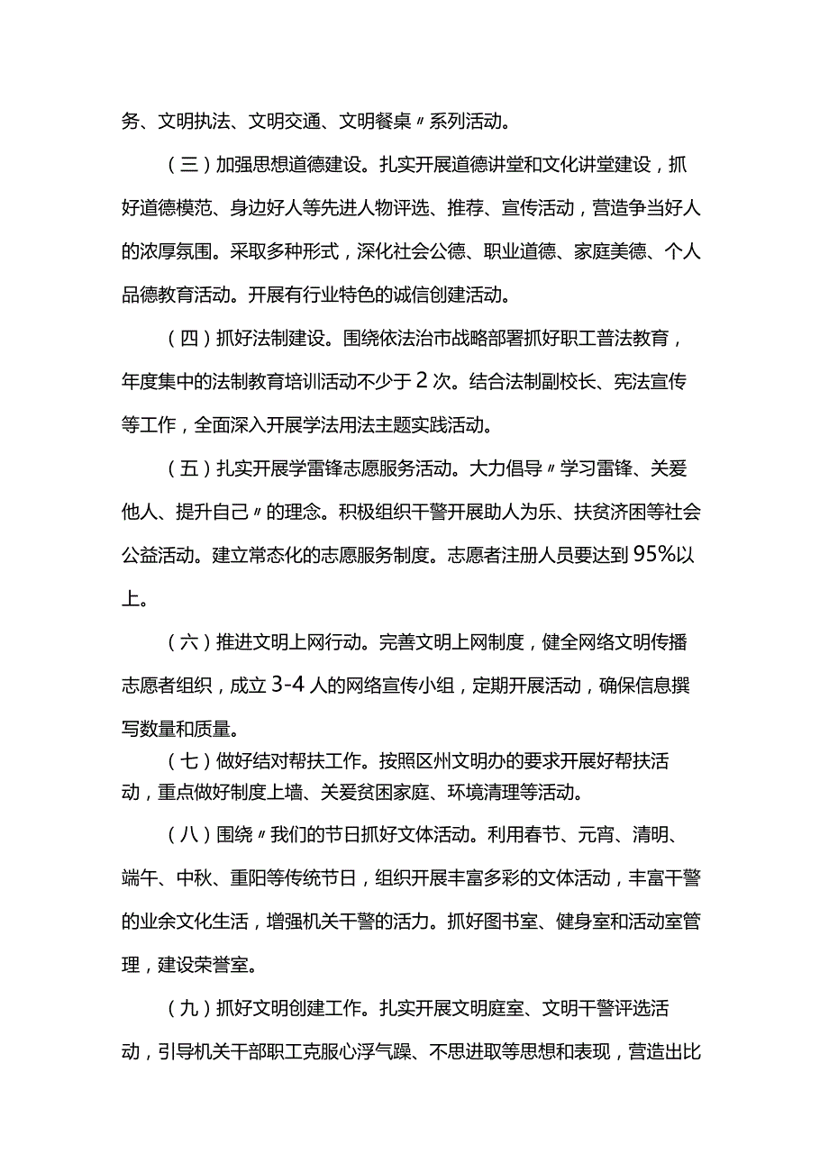 2023年精神文明创建工作方案两篇.docx_第2页