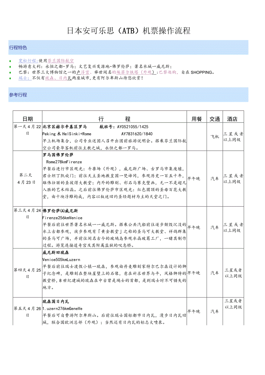 日本安可乐思（ATB）机票操作流程.docx_第1页