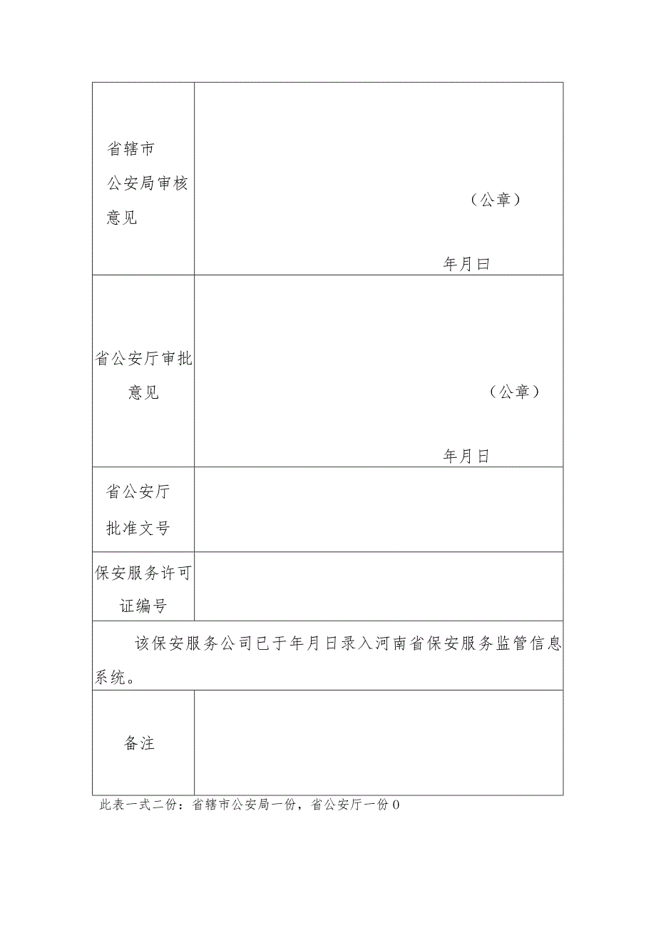 河南省保安服务公司设立审批表.docx_第2页