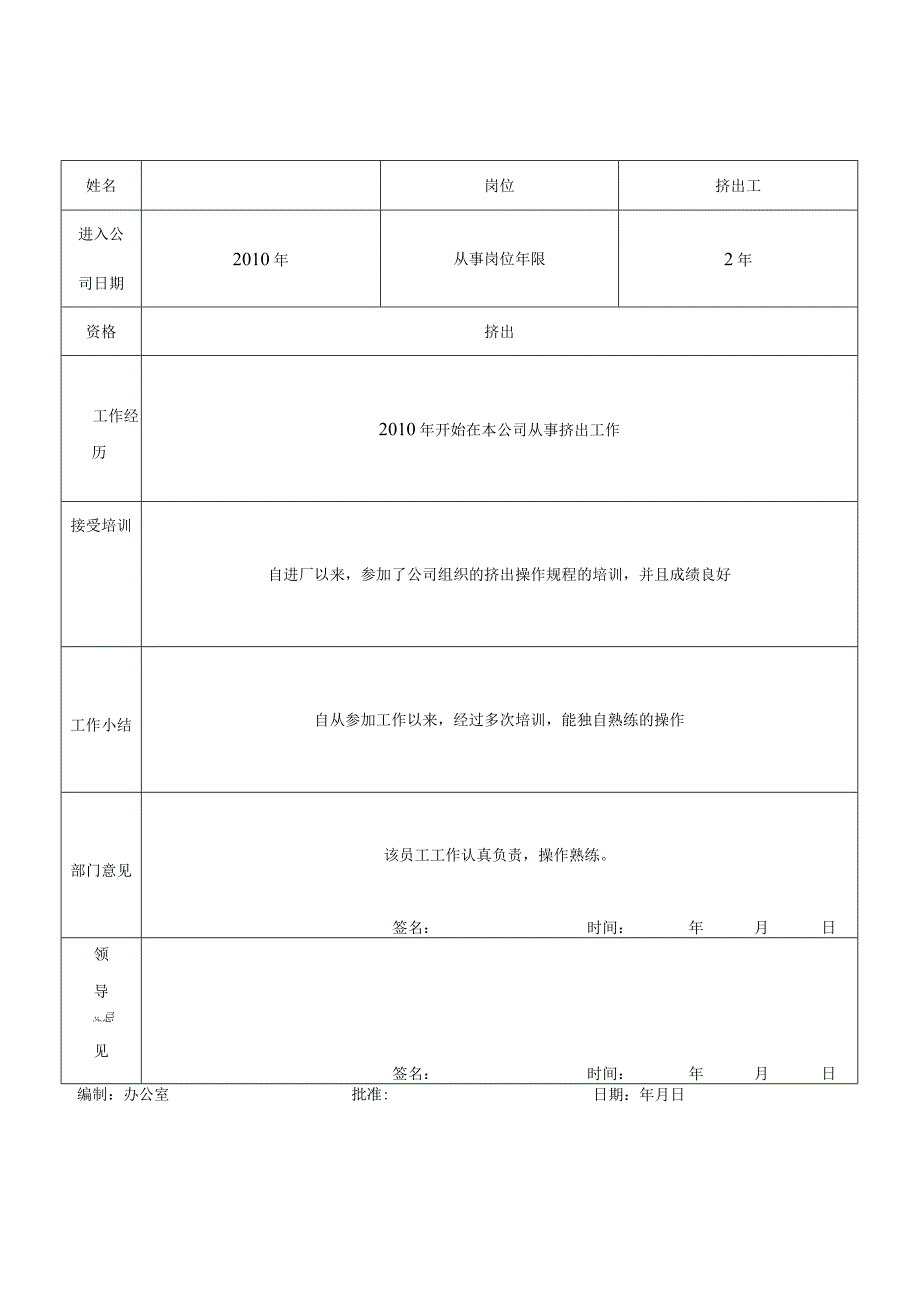 特殊过程确认报告（聚乙烯燃气管挤出工艺评定）.docx_第2页