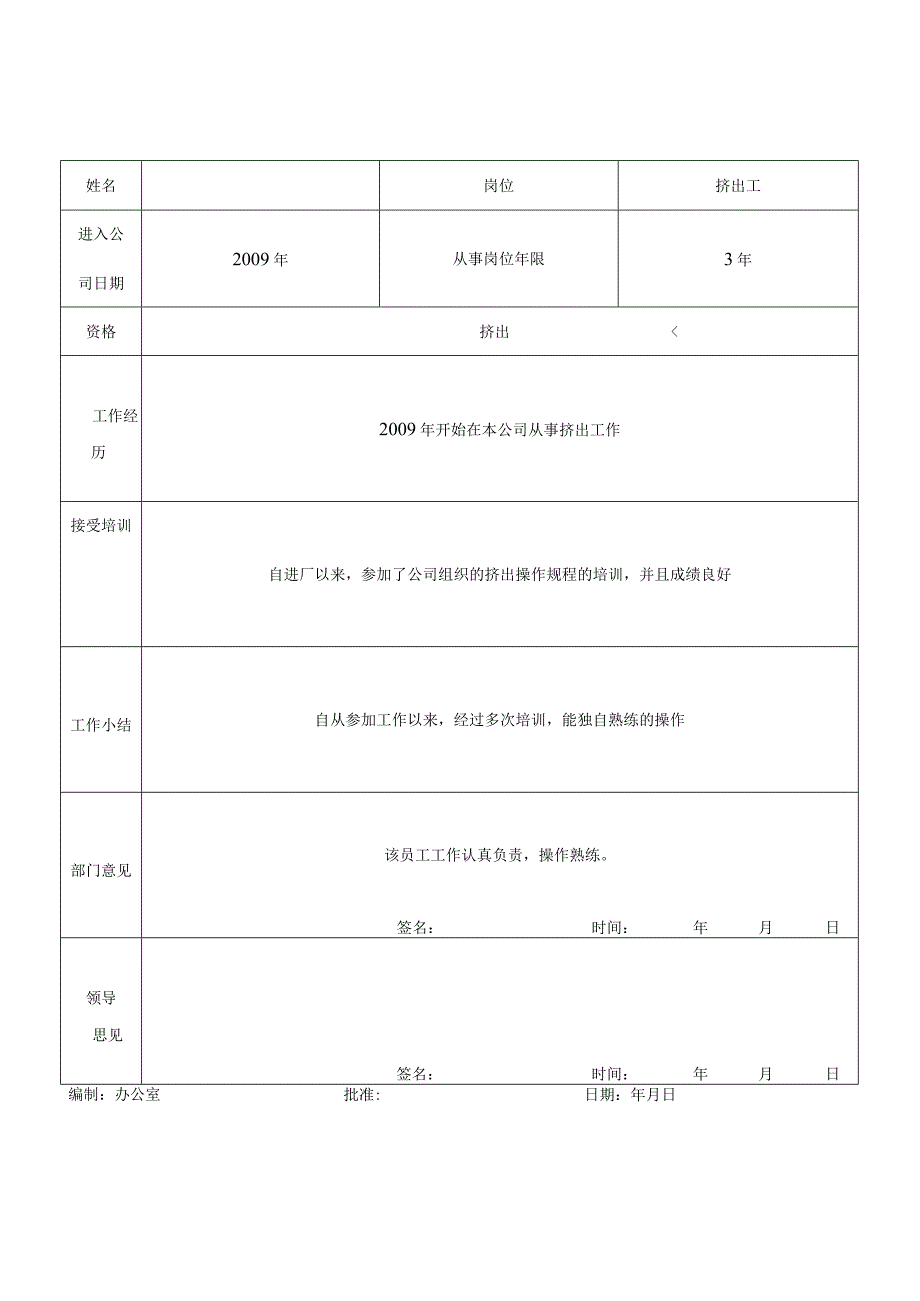 特殊过程确认报告（聚乙烯燃气管挤出工艺评定）.docx_第3页