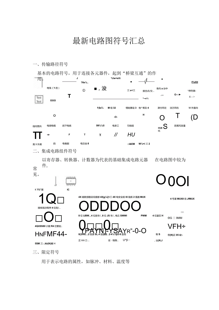 最新电路图符号汇总.docx_第1页