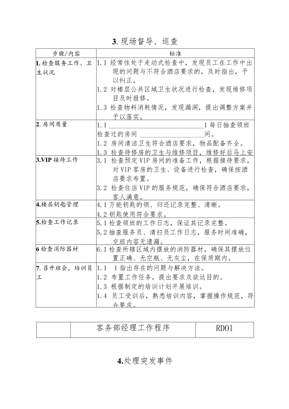 星级酒店客服部各岗位工作流程（推荐DOC110）.docx_第3页