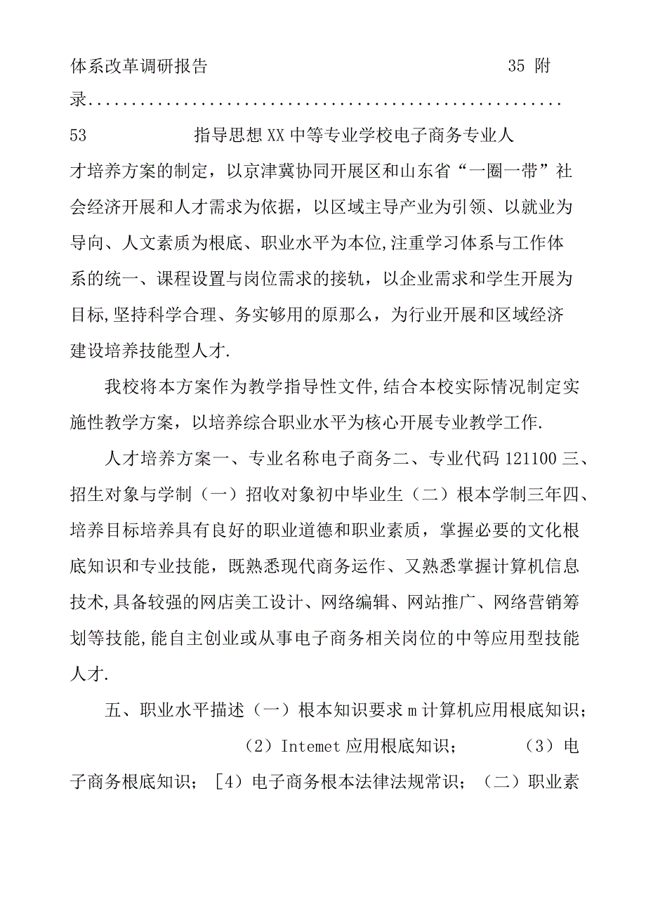 电子商务专业群建设方案电子商务专业人才培养方案.docx_第3页