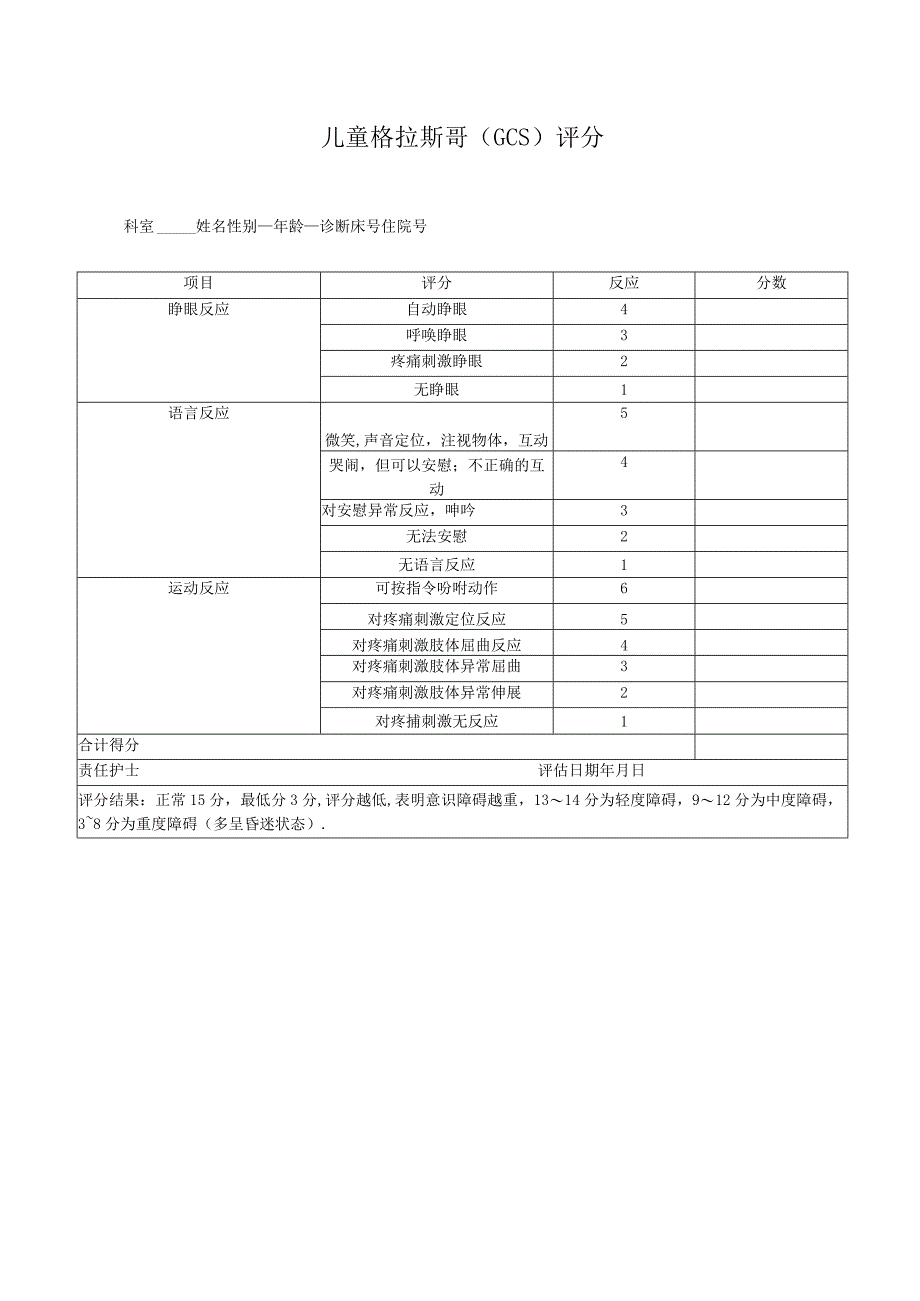 格拉斯哥（GCS）评分与儿童格拉斯哥（GCS）评分.docx_第2页