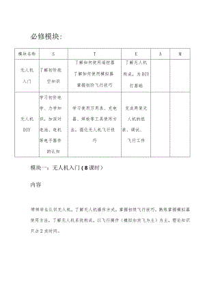 无人机课程体系陆敬杰.docx