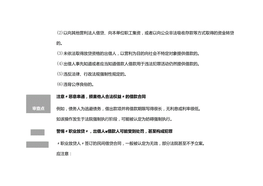 民间借贷合同审查清单.docx_第3页