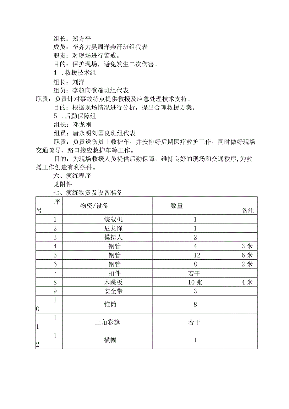 施工现场脚手架坍塌应急演练方案（两篇）.docx_第3页