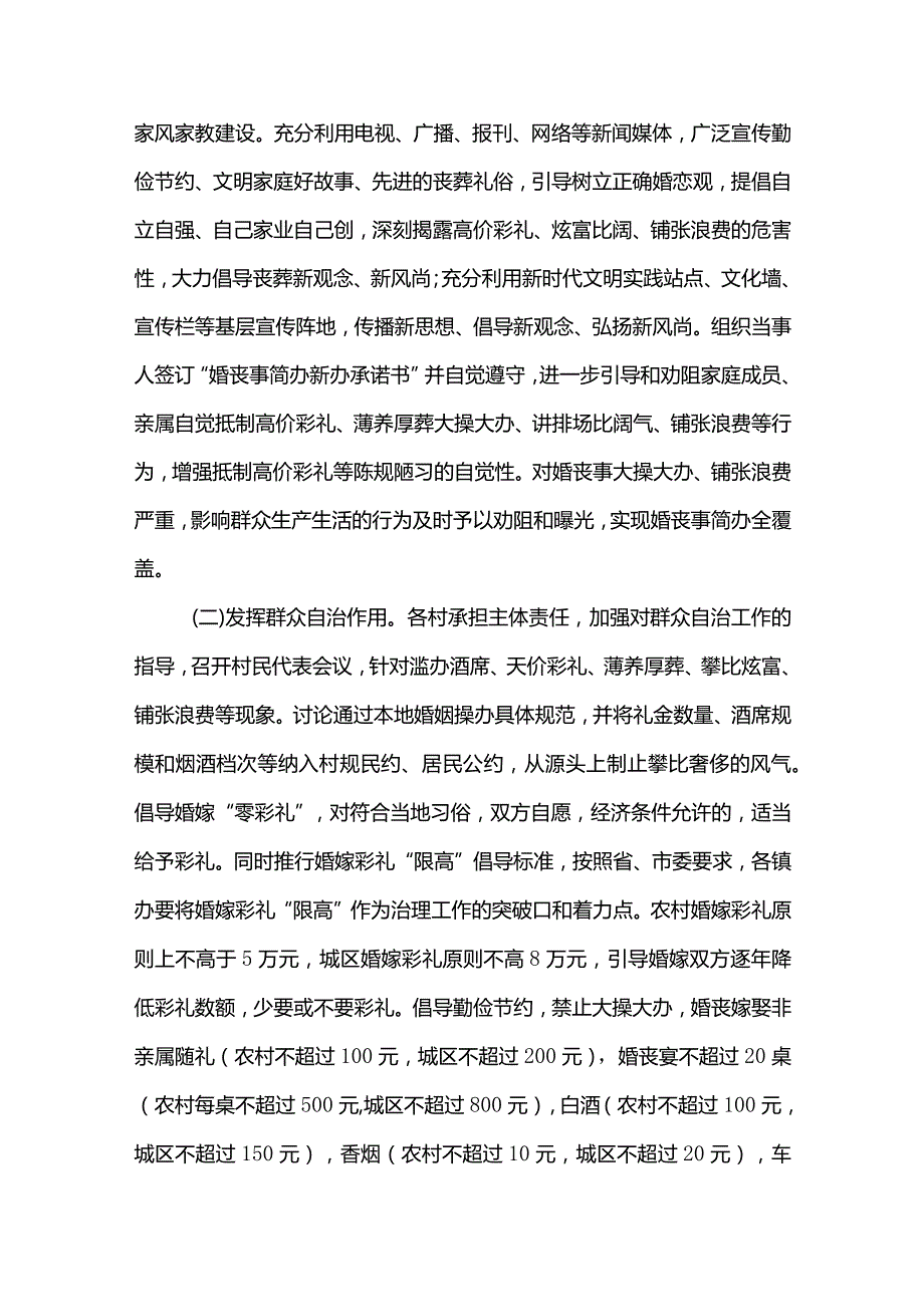 最新乡镇开展天价彩礼推动移风易俗专项行动实施方案.docx_第3页